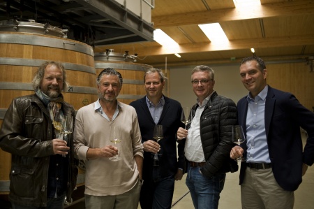 Clemens Busch, respekt-Obmann Fred Loimer, Steffen Christmann, Hansj&ouml;rg Rebholz, Philipp Wittmann v.l.n.r.