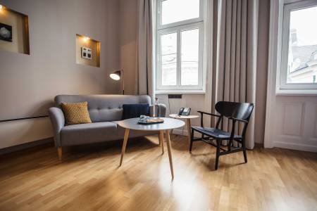 2_Die Scandinavian Junior Suite im Hotel Rathaus Wein & Design