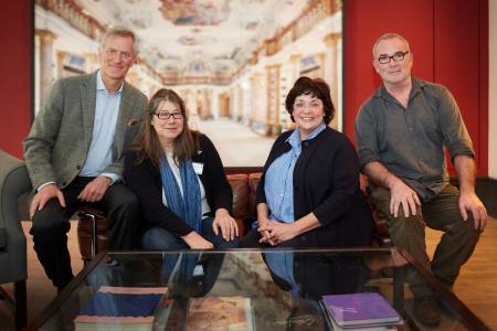 Die offiziellen Vertreter der vier Vereinigungen auf der Veranstaltung/The official representatives of the associations at the meeting