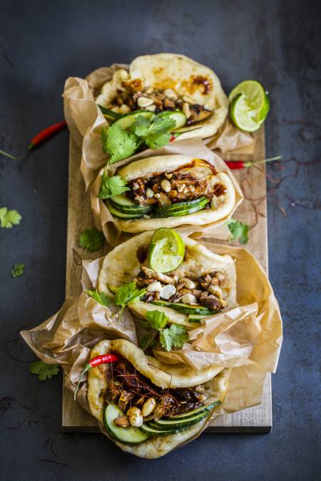 Gef&uuml;llte Pita-Brote