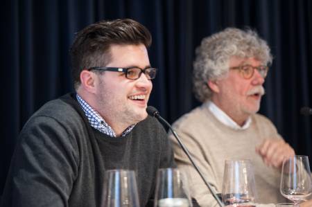 Simon Schubert, Restaurant aend, und Martin Kössler, K&U Weinhalle