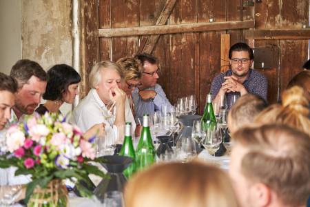 Bei der Bei der Masterclass  mit Simon Schubert, Restaurant aend