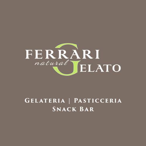 Das Logo des Ferrari Natural Gelato