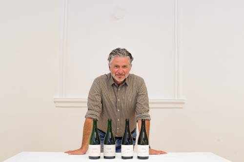 Fred Loimer with his grand sparkling wines