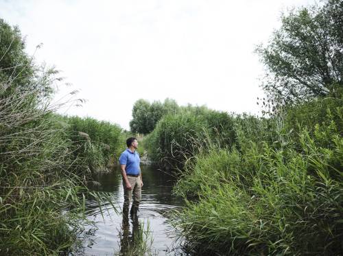 Maximilian Hardegg in einem seiner Biotope