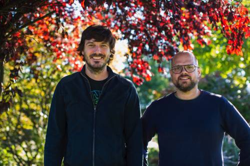 Kellermeister Edgar Brutler und Weingutsleiter Markus Bach // Groszer Wein