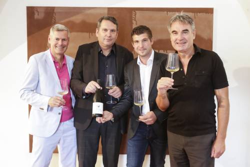 Klaus Egle, Anton Bauer, Mathias Ruttenstock und Paul Gessl