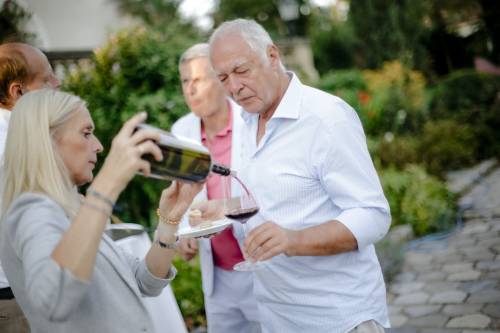 Gudrun Steinböck (Weingut Anton Bauer) und Josef Karner (Zaltoglas)