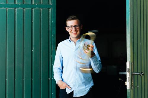 Matthias Reckendorfer mit Trompete