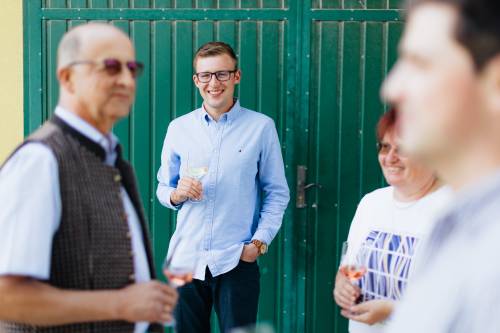 Matthias Reckendorfer mit seiner Familie