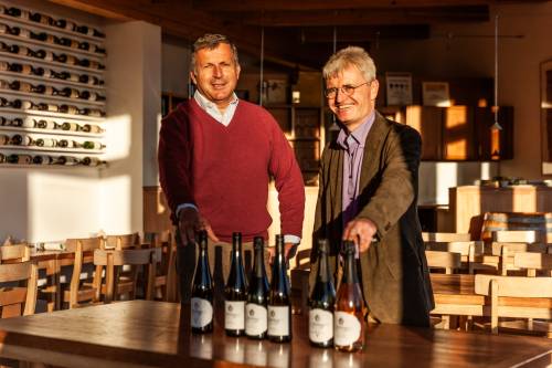 Maximilian Hardegg & Weingutsleiter Andreas Gruber