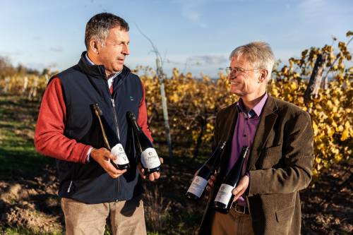 Maximilian Hardegg & Weingutsleiter Andreas Gruber