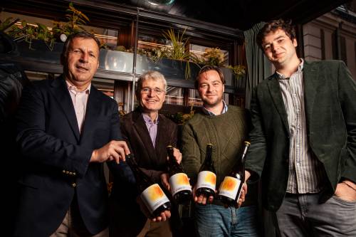 Maximilian, Weingutsleiter Andreas Gruber, Tono Soravia, Alexius Hardegg