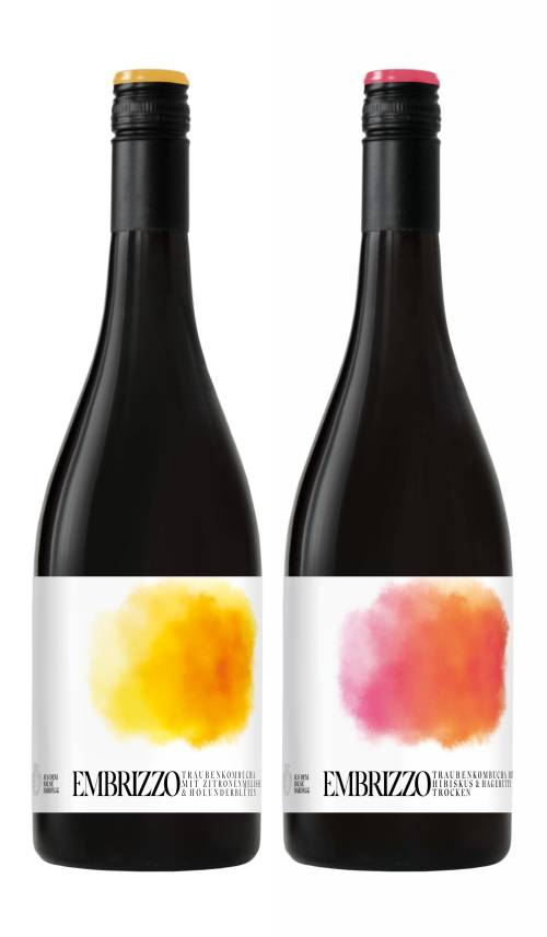 Embrizzo Traubenkombucha Hibiskus & Hagebutte