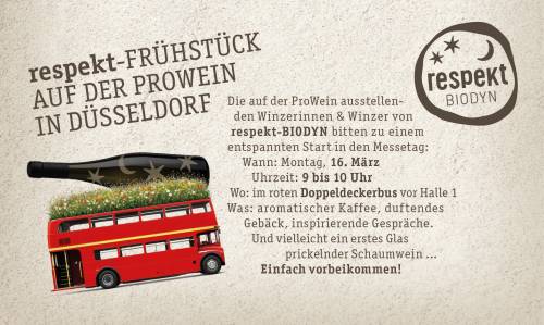 respekt-Fr&uuml;hst&uuml;ck auf der ProWein 2026